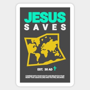 Jesus Saves - Est. 30 AD Sticker